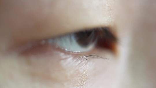 眼睛 瞳孔 眼神  睁眼视频素材模板下载
