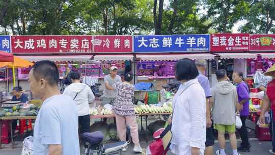 东北第一早市小河沿早市空镜合集