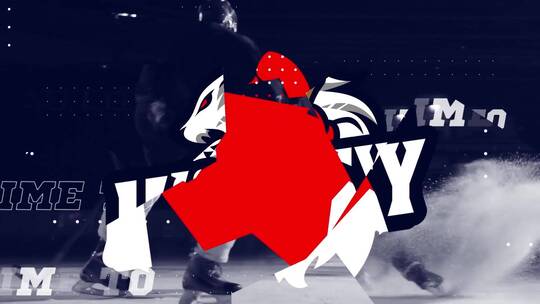 冰球体育赛事频道捆绑包AE模板