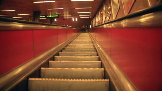 布达佩斯地铁扶梯