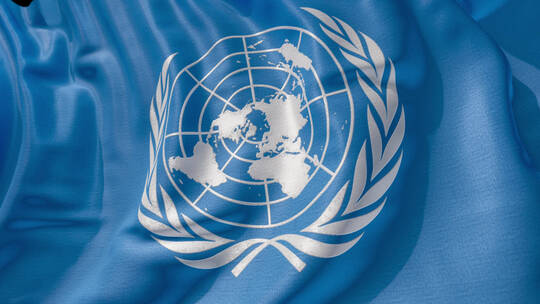 联合国国旗视频素材模板下载