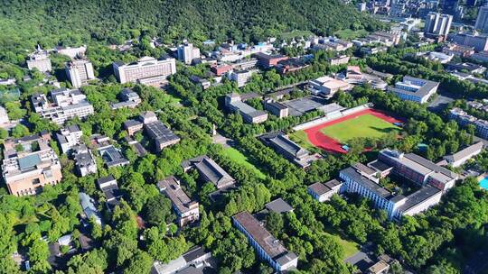 浙江大学玉泉校区航拍风光