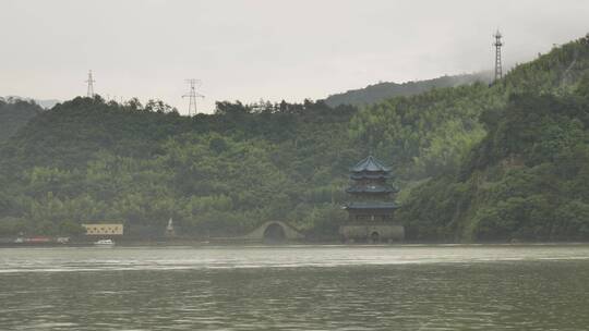 杭州桐庐富春江山水风光