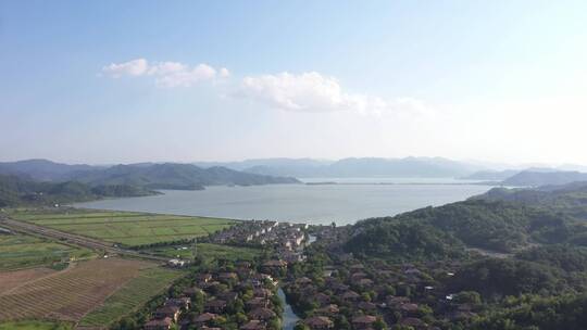 浙江宁波东钱湖风景区航拍4K宁波宣传片