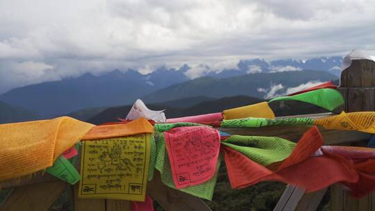 西藏文化经幡风马旗