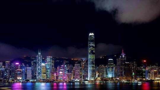 香港上海台湾地标建筑延时风景夜景宣传片