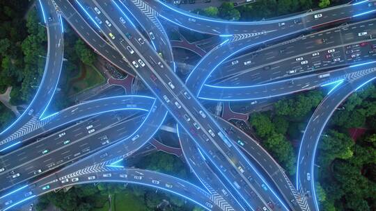科技交通-智能交通-智慧交通-5G互联网视频素材模板下载