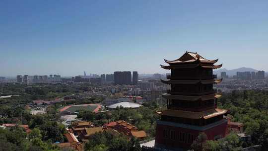 厦门市同安区梵天禅寺千年古刹佛门魁星阁视频素材模板下载