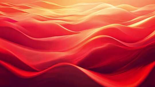 红色波浪动感背景素材