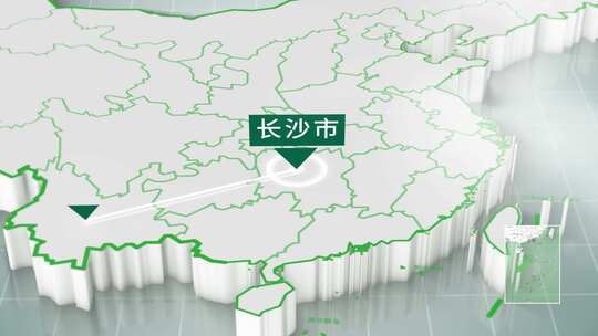 长沙辐射全国地图