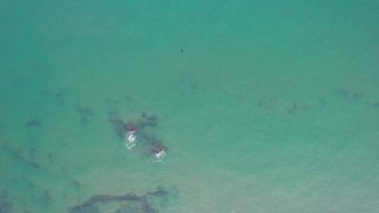 4K 航拍海岸线海洋海景自然风光