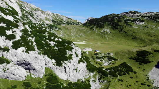 Kamnik-Savinja Alps，Korosica，斯洛文尼亚，无人机天线视频素材模板下载