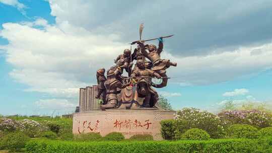蒙古族雕塑群
