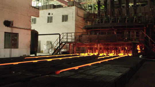 4K工厂冶炼炼钢实拍