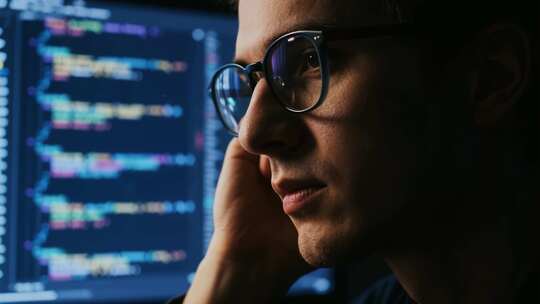 程序员加班工作场景