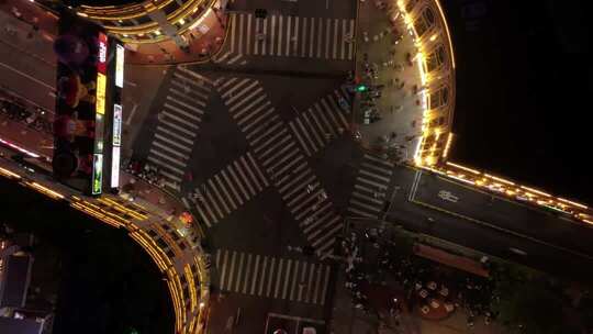 中山路路口俯拍