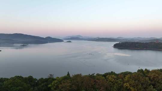 太公山 姜太公 山上寺庙 天目湖