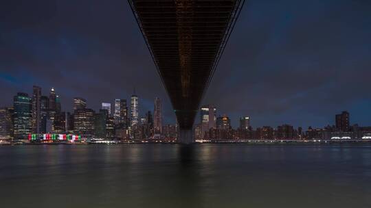 纽约城市建筑景观延时拍摄