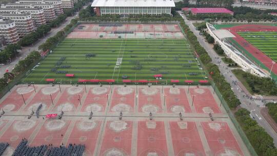 江西南昌航空大学校园环境航拍