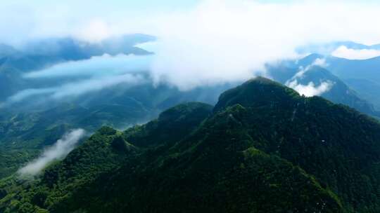 武夷山天游峰景区航拍延时