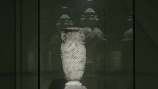 玉文化博物馆玉雕作品LOG视频素材模板下载