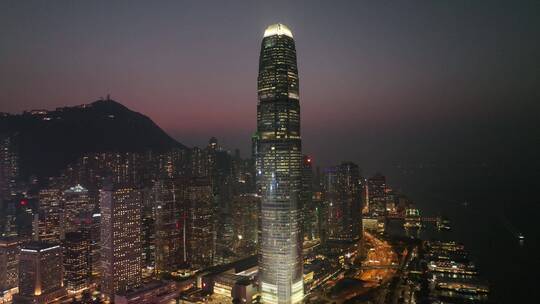 御三航拍 香港第二高楼：香港国际金融中心