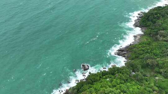 航拍泰国泰国普吉岛夏季自然风景