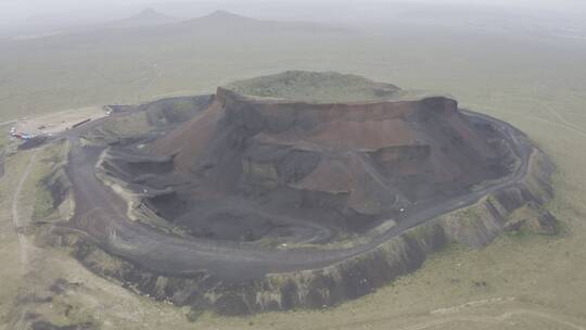 4KHDR航拍内蒙古火山爆发地遗址2