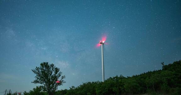 夏季星空银河延时4K