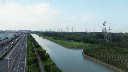 曹路街景 航拍