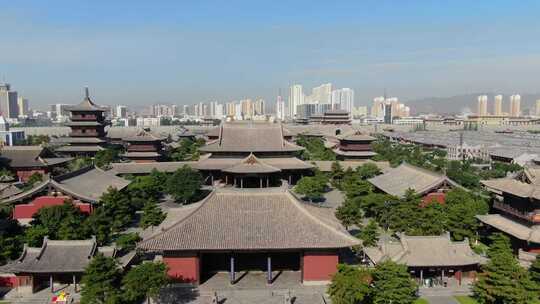 寺庙寺院祈福禅修禅意风景意境古建筑素材视频素材模板下载