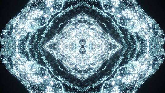水晶钻石折射镜面vj几何万花筒