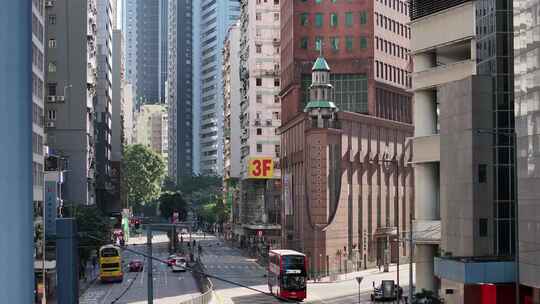 香港金钟道街景