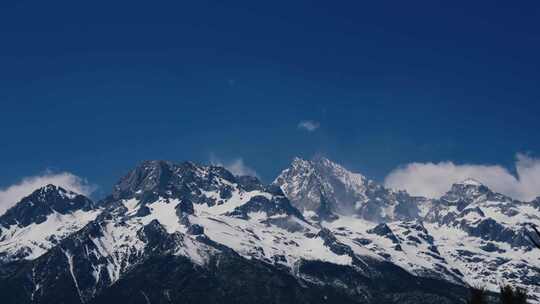 玉龙雪山 雪山 山脉 山峰 高山