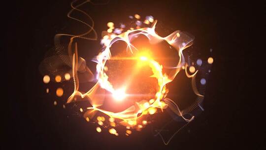 粒子光线变身光效（变身）AE视频素材教程下载