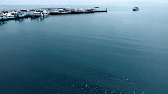 青海湖航拍视频素材模板下载