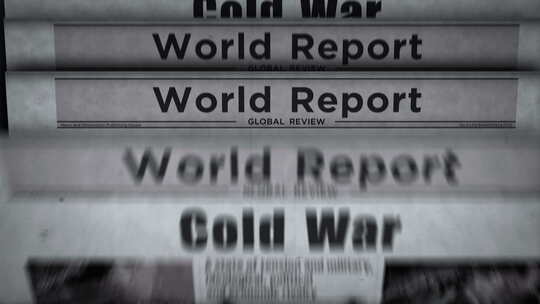 冷战军备竞赛报纸印刷媒体