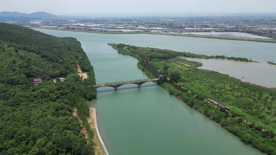 航拍湖南常德彭山景区4A景区