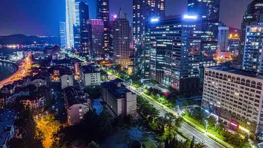 青岛夜景延时