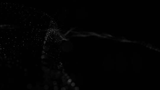黑色背景粒子特效素材