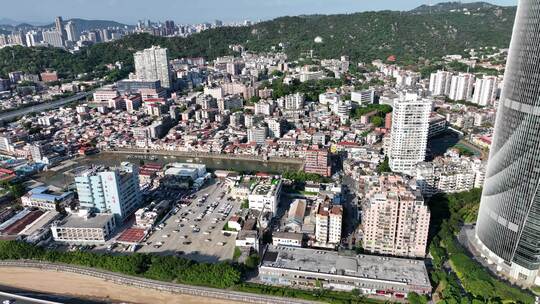 厦门沙坡尾航拍厦港码头建筑风光厦门老城区