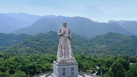 湖南株洲茶陵自然景区航拍视频