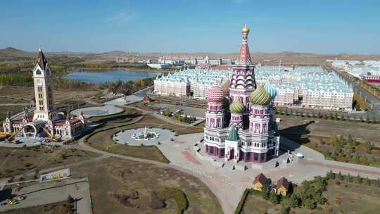 内蒙古满洲里航拍