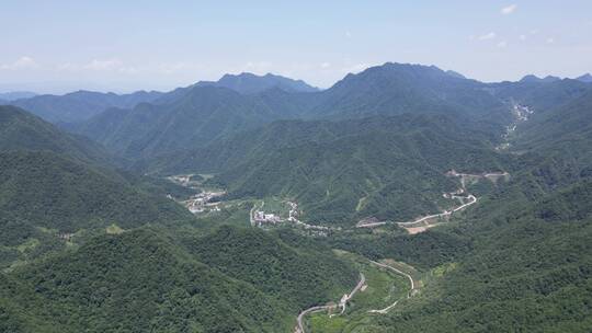 航拍祖国巍峨大山高山山川