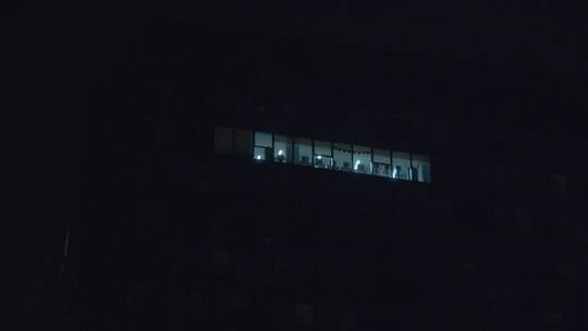 办公楼夜景