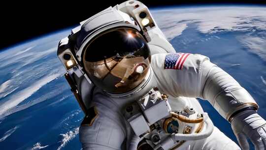 太空宇航员视频合集视频素材模板下载