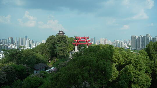 武汉标志建筑黄鹤楼公园