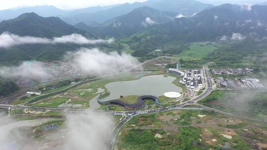 东黄山国际小镇悠悠湖街区