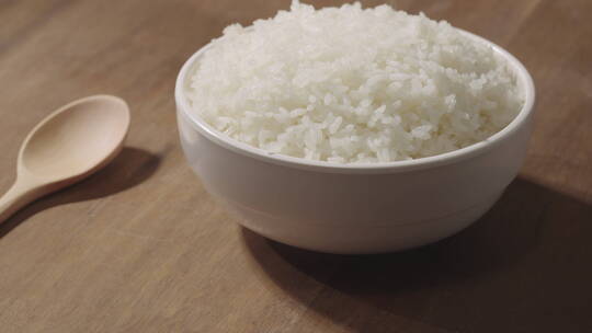 热腾腾的米饭视频素材模板下载