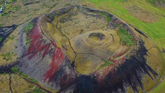 火山，已灭绝，火山口，火山